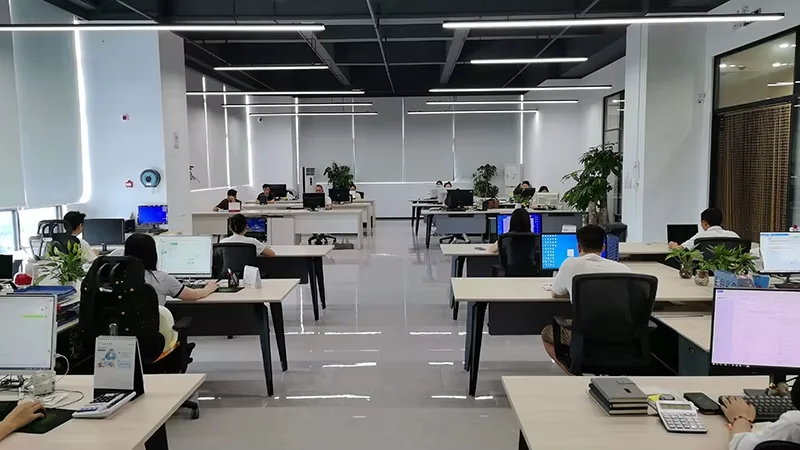 Inside Xiuben sales and engineering office