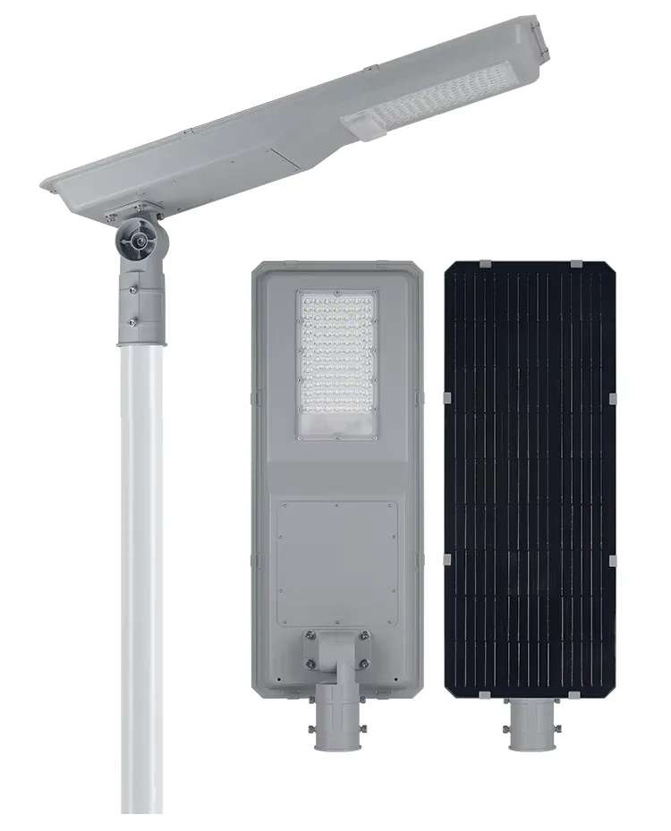 CF30 Series Solar Street Light — product detail 6/7 · IP66 smart all-in-one solar street light, 3-8 m pole, SMD 3535/5050, 5V/30-45W panel
