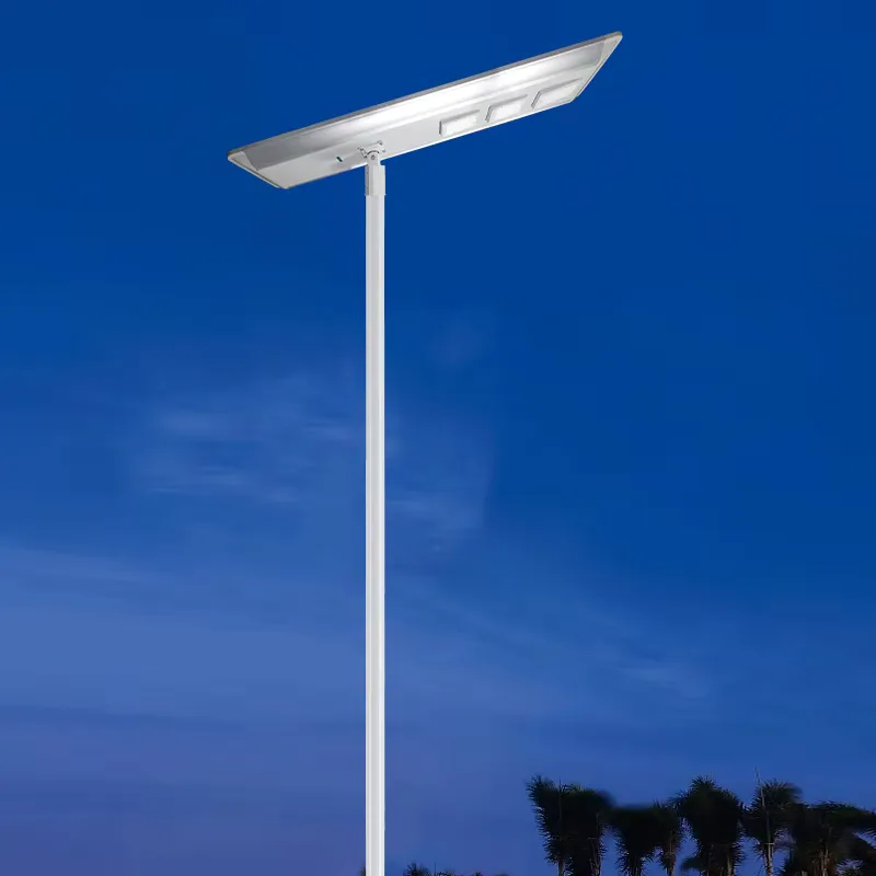 ZR Series Solar Street Light — product detail 5/6 · IP66 large solar street light, 8-14 m pole, SMD 5050 120-240 LED, 30V/150-250W panel