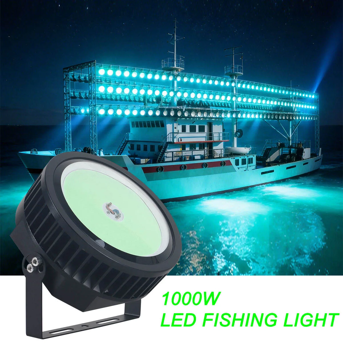 FL LED Fishing Light (1000W, AC Powered)